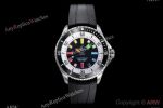 BLS Factory Breitling Superocean Cal.17 Movement 42mm Super Lume Rainbow Markers Ceramic Bezel Watch